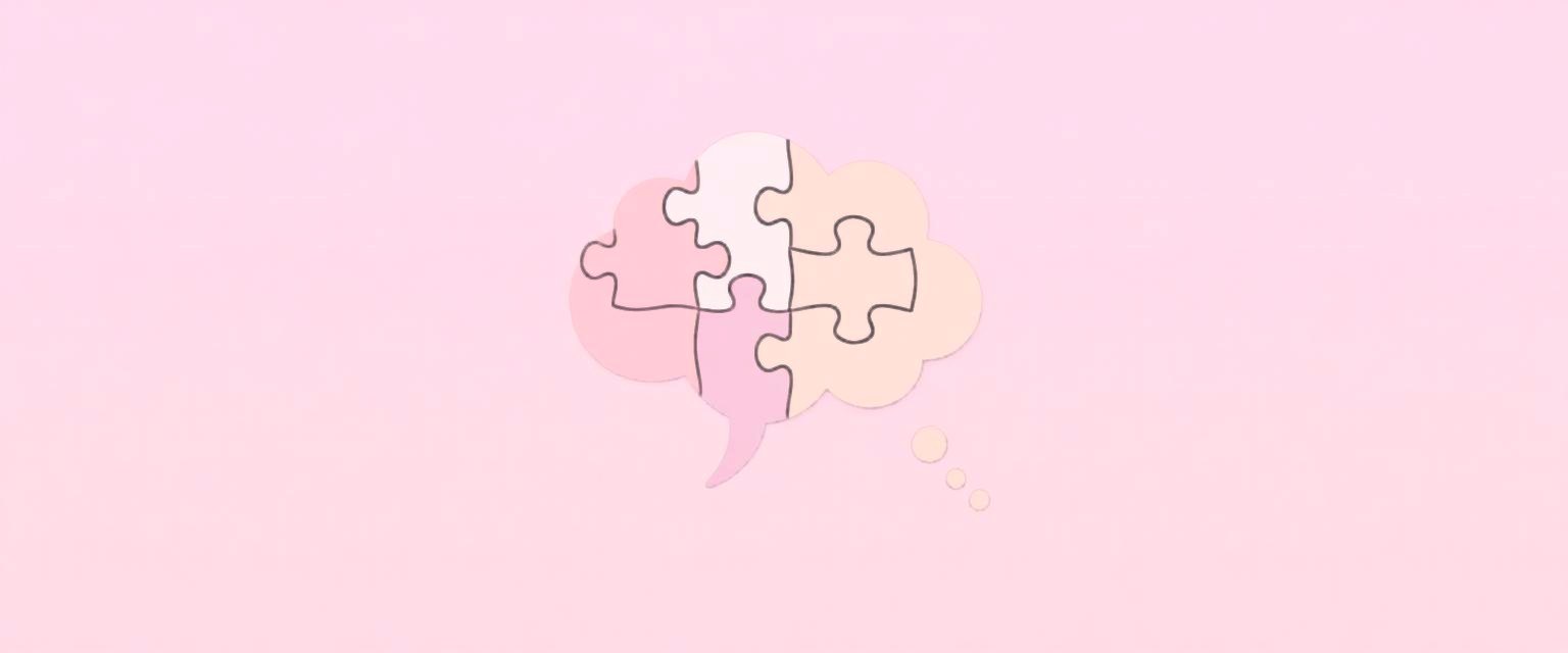 Puzzle thought bubble — thinking